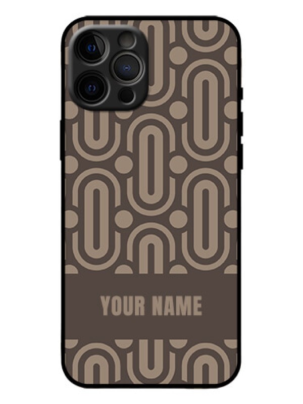 Custom iPhone 12 Pro Max Custom Metal Phone Case - Captivating Zero Pattern Design
