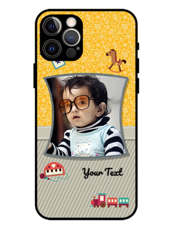 Custom iPhone 12 Pro Custom Metal Phone Case - Baby Picture Upload Design
