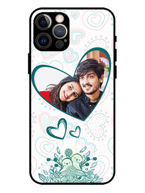 Custom iPhone 12 Pro Custom Metal Phone Case - Premium Couple Design