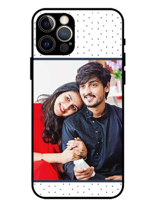 Custom iPhone 12 Pro Custom Metal Phone Case - Premium Dot Design