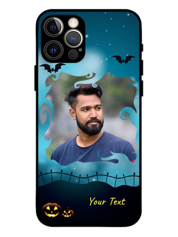 Custom iPhone 12 Pro Custom Metal Phone Case - Halloween Frame Design
