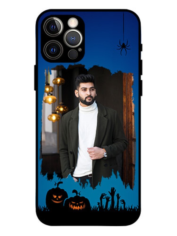 Custom iPhone 12 Pro Custom Metal Phone Case - With Pro Halloween Design
