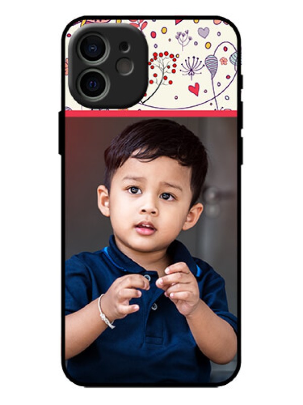 Custom iPhone 12 Custom Metal Phone Case - Premium Floral Design