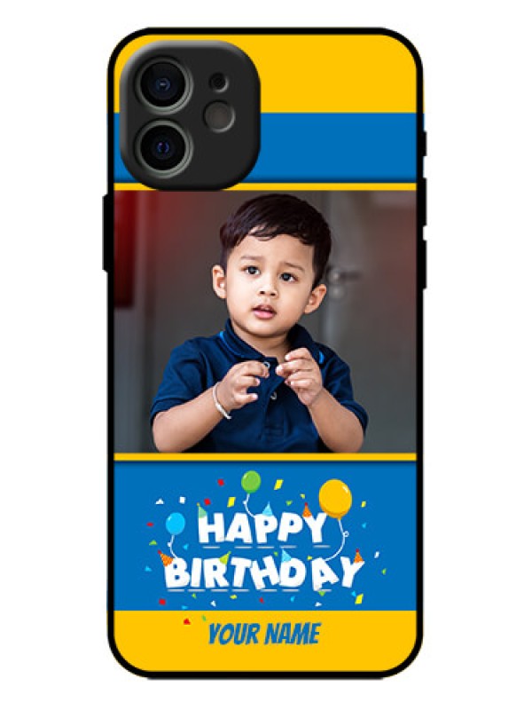 Custom iPhone 12 Custom Metal Phone Case - Birthday Wishes Design