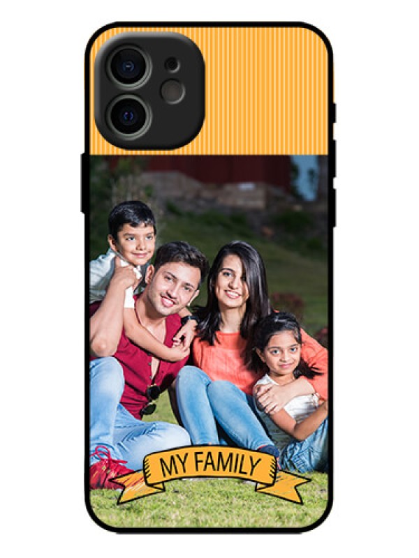 Custom iPhone 12 Custom Metal Phone Case - My Family Design