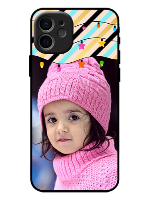 Custom iPhone 12 Custom Metal Phone Case - Lights Hanging Design