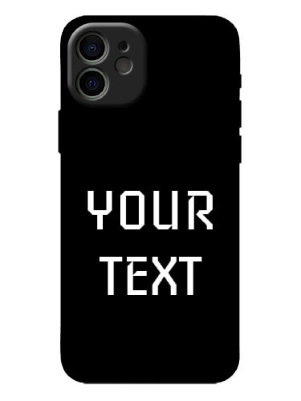 Custom iPhone 12 Custom Metal Phone Case - Your Name Design