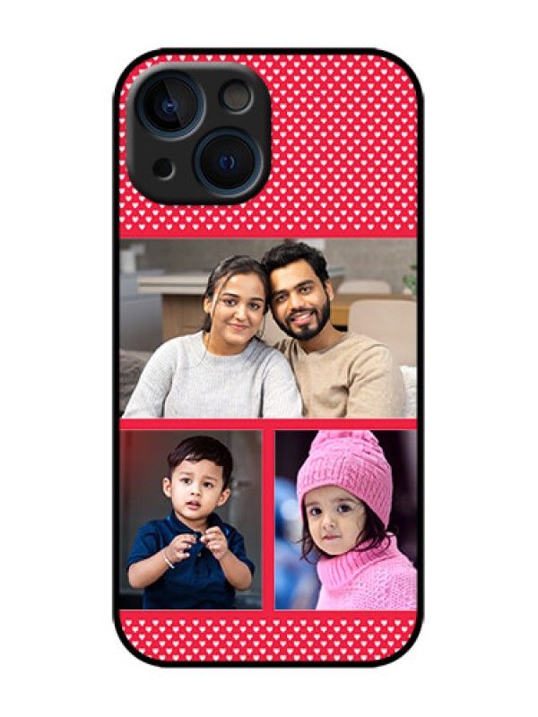 Custom iPhone 13 Mini Custom Metal Phone Case - Bulk Photo Upload Design