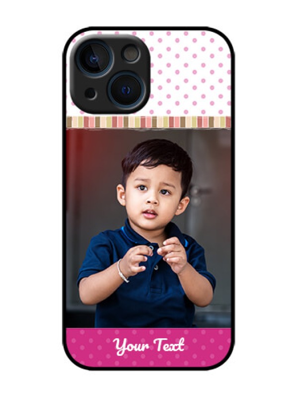 Custom iPhone 13 Mini Custom Metal Phone Case - Cute Girls Cover Design