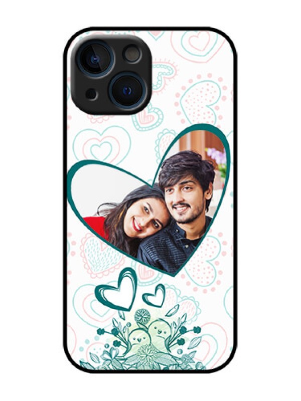 Custom iPhone 13 Mini Custom Metal Phone Case - Premium Couple Design