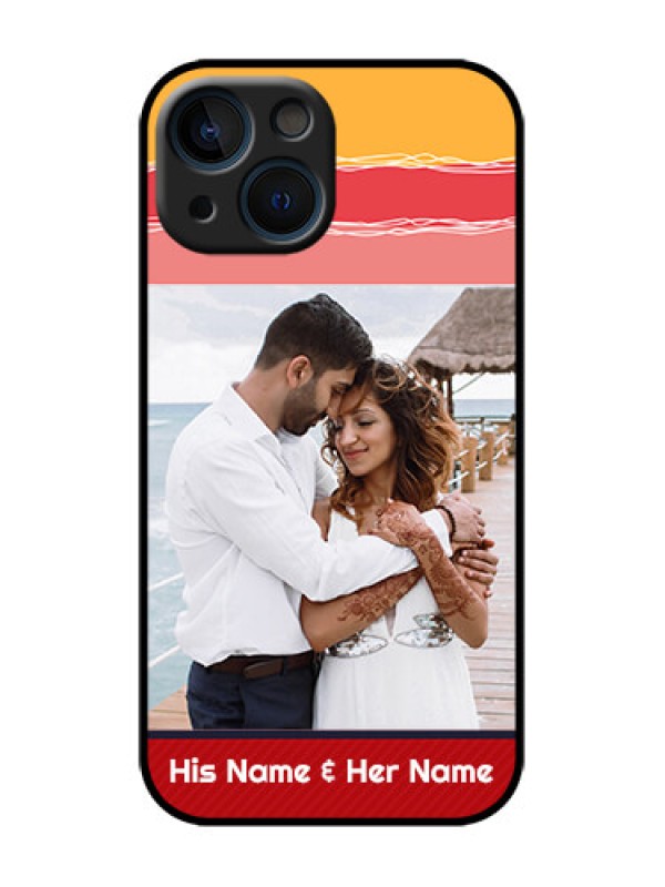 Custom iPhone 13 Mini Custom Metal Phone Case - Colorful Case Design