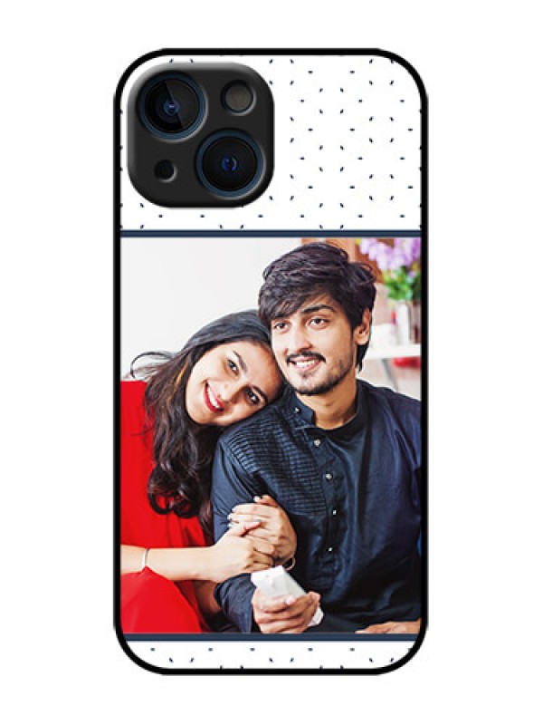 Custom iPhone 13 Mini Custom Metal Phone Case - Premium Dot Design