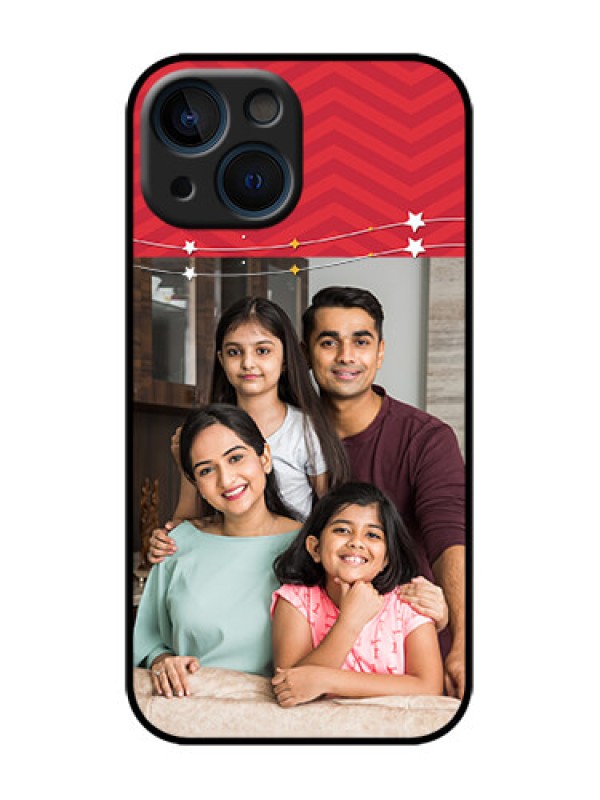Custom iPhone 13 Mini Custom Metal Phone Case - Happy Family Design