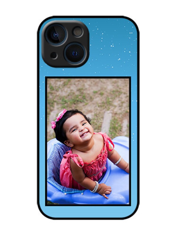 Custom iPhone 13 Mini Custom Metal Phone Case - Wave Pattern Colorful Design