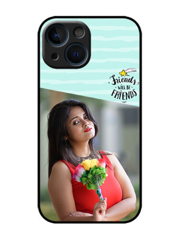Custom iPhone 13 Mini Custom Metal Phone Case - Friends Picture Icon Design