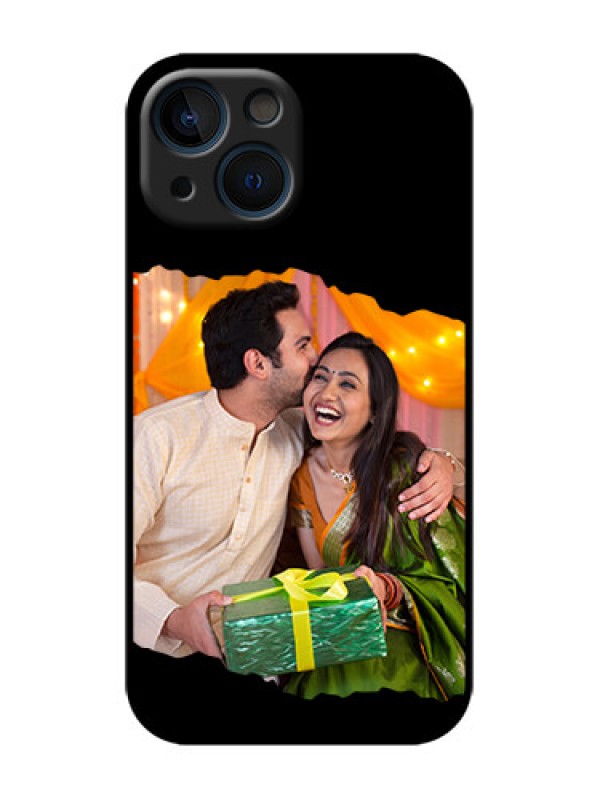 Custom iPhone 13 Mini Custom Metal Phone Case - Tear - Off Design