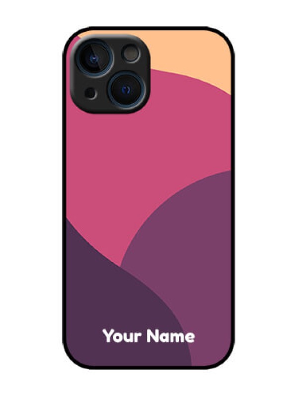 Custom iPhone 13 Mini Custom Metal Phone Case - Mixed Multi - Colour Abstract Art Design