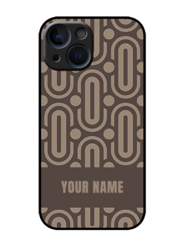 Custom iPhone 13 Mini Custom Metal Phone Case - Captivating Zero Pattern Design