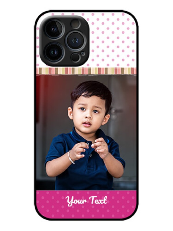 Custom iPhone 13 Pro Max Custom Metal Phone Case - Cute Girls Cover Design