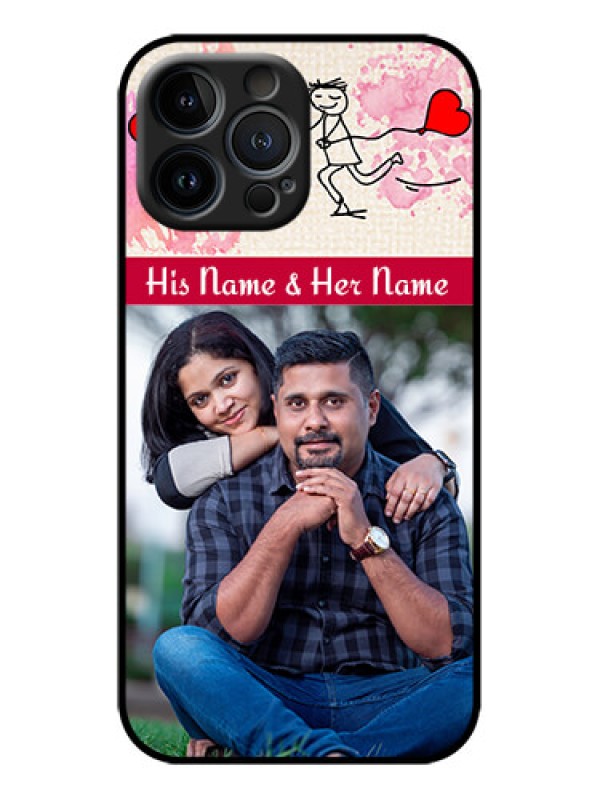 Custom iPhone 13 Pro Max Custom Metal Phone Case - You And Me Case Design