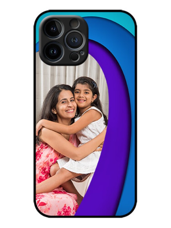 Custom iPhone 13 Pro Max Custom Metal Phone Case - Simple Pattern Design