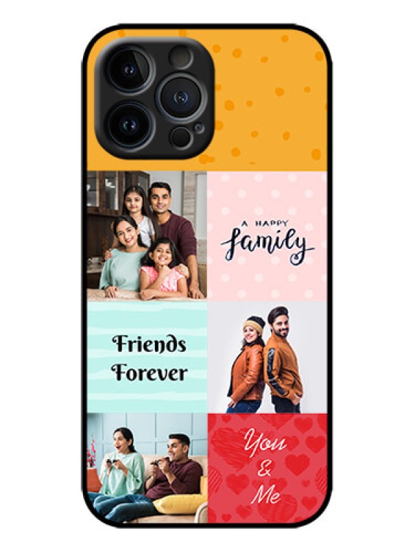 Custom iPhone 13 Pro Max Custom Metal Phone Case - Images With Quotes Design