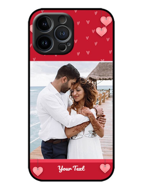 Custom iPhone 13 Pro Max Custom Metal Phone Case - Valentines Day Design