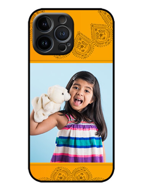 Custom iPhone 13 Pro Max Custom Metal Phone Case - Photo Wedding Design