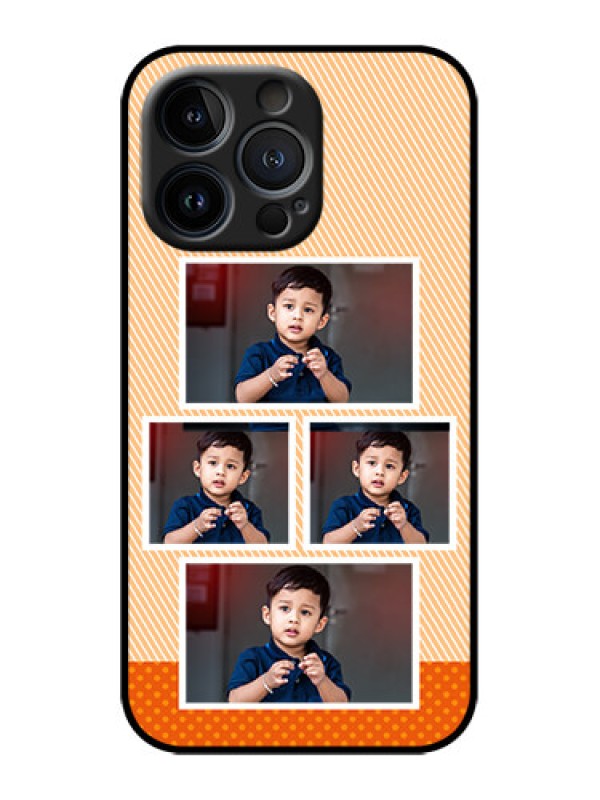 Custom iPhone 13 Pro Custom Metal Phone Case - Bulk Photos Upload Design