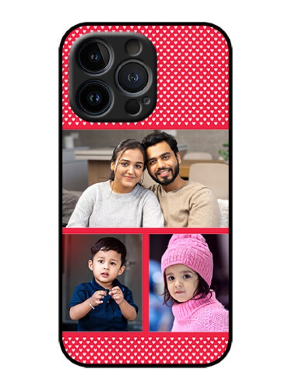 Custom iPhone 13 Pro Custom Metal Phone Case - Bulk Photo Upload Design