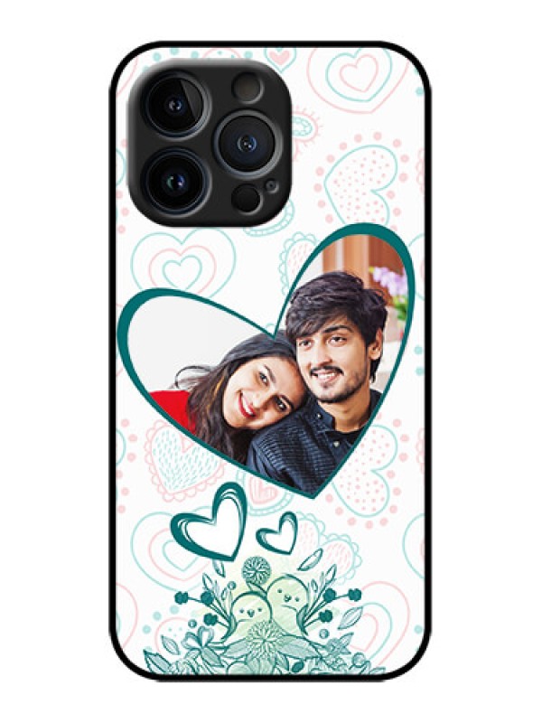 Custom iPhone 13 Pro Custom Metal Phone Case - Premium Couple Design