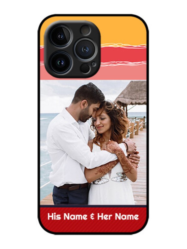 Custom iPhone 13 Pro Custom Metal Phone Case - Colorful Case Design