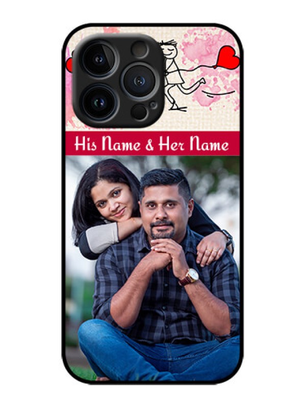 Custom iPhone 13 Pro Custom Metal Phone Case - You And Me Case Design