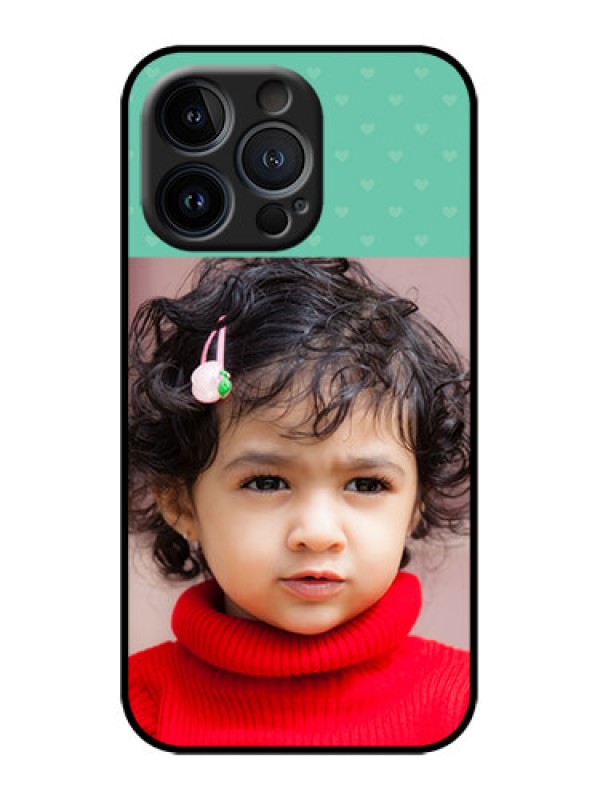 Custom iPhone 13 Pro Custom Metal Phone Case - Lovers Picture Design