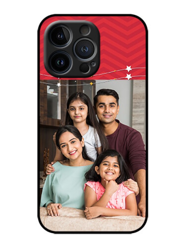 Custom iPhone 13 Pro Custom Metal Phone Case - Happy Family Design