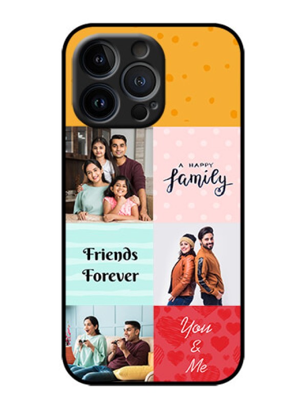 Custom iPhone 13 Pro Custom Metal Phone Case - Images With Quotes Design