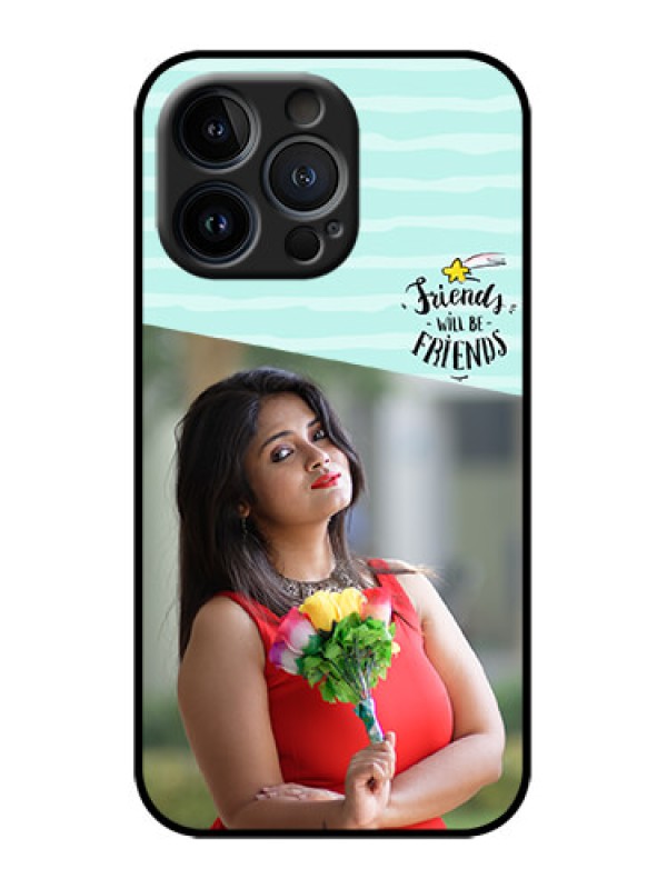 Custom iPhone 13 Pro Custom Metal Phone Case - Friends Picture Icon Design