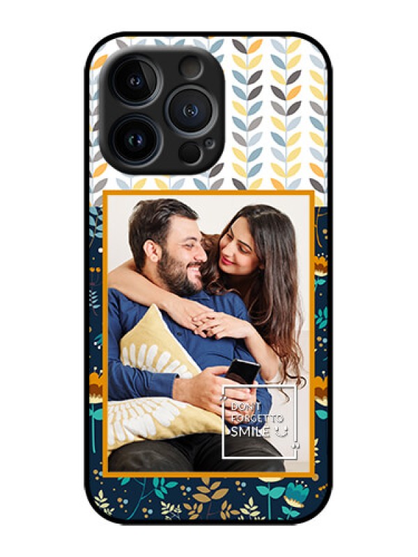 Custom iPhone 13 Pro Custom Metal Phone Case - Pattern Design