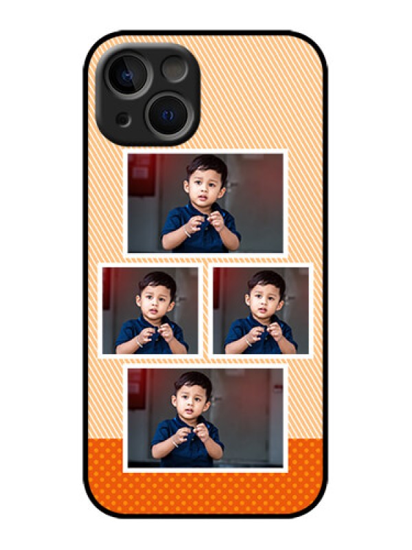 Custom iPhone 13 Custom Metal Phone Case - Bulk Photos Upload Design