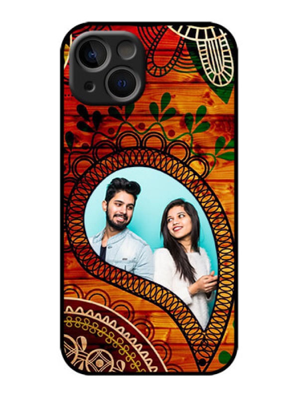 Custom iPhone 13 Custom Metal Phone Case - Abstract Colorful Design