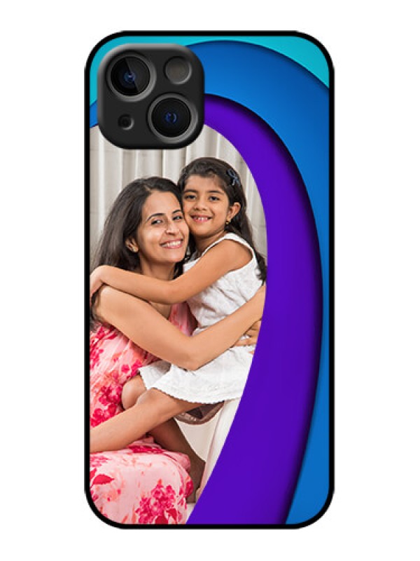 Custom iPhone 13 Custom Metal Phone Case - Simple Pattern Design