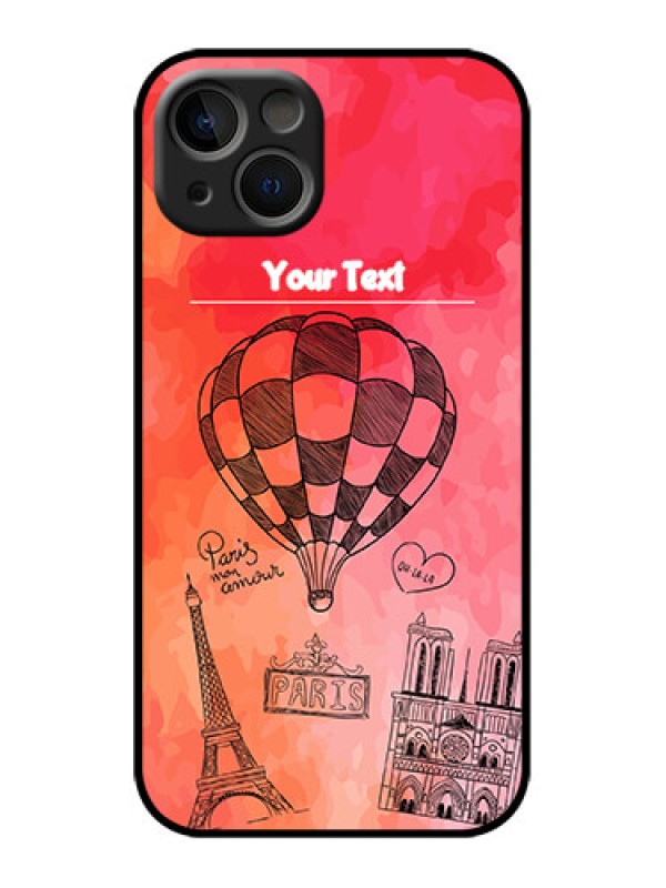Custom iPhone 13 Custom Metal Phone Case - Paris Theme Design