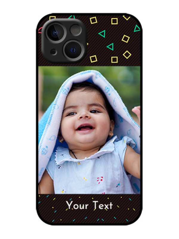 Custom iPhone 13 Custom Metal Phone Case - With Confetti Birthday Design