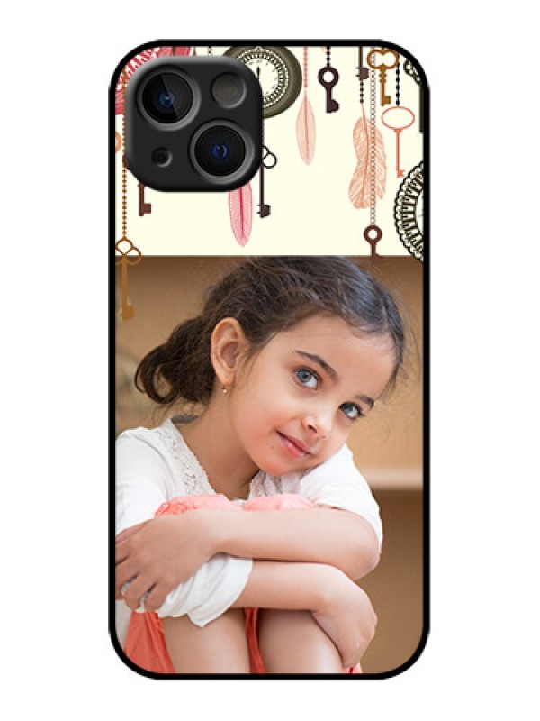 Custom iPhone 13 Custom Metal Phone Case - Boho Style Design