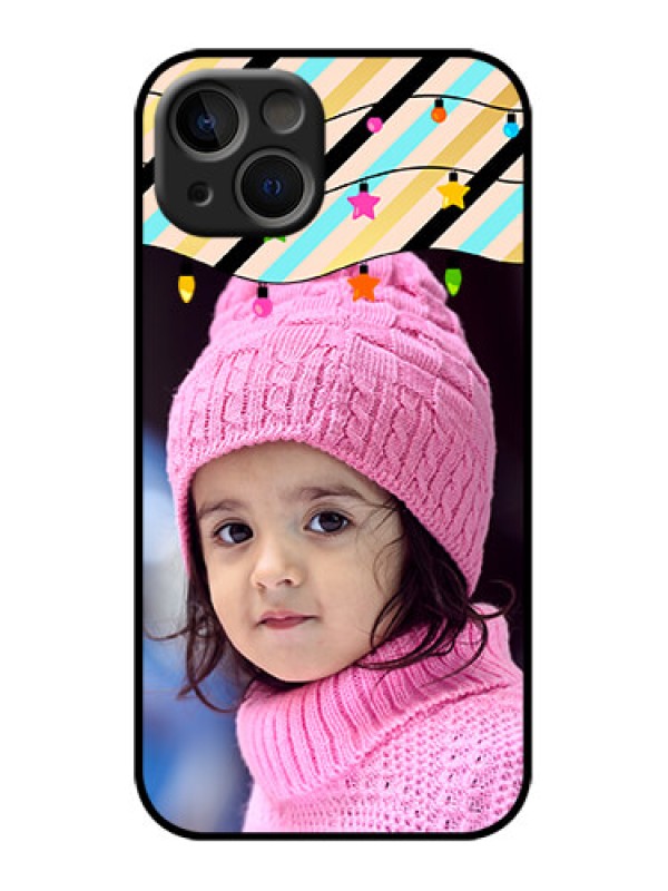 Custom iPhone 13 Custom Metal Phone Case - Lights Hanging Design