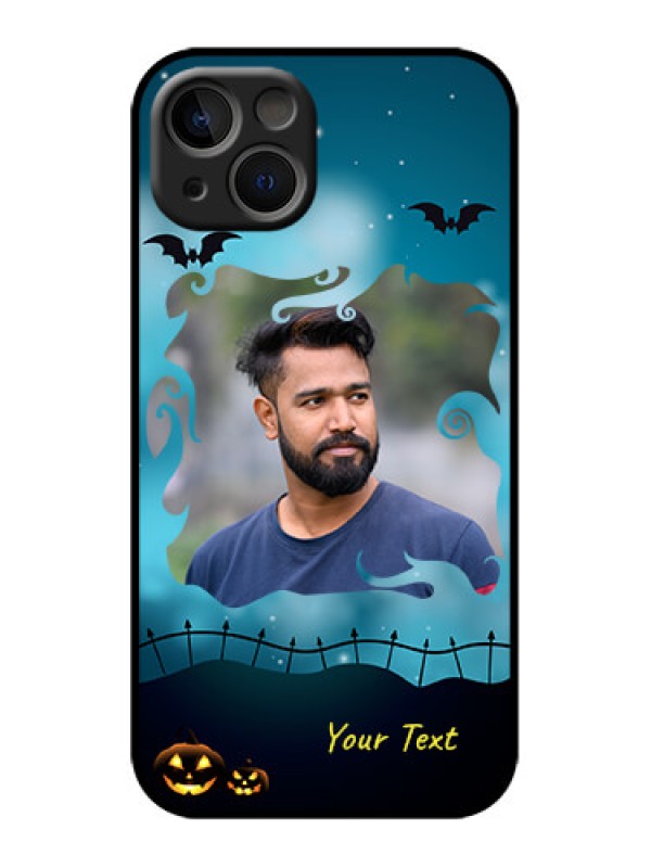 Custom iPhone 13 Custom Metal Phone Case - Halloween Frame Design