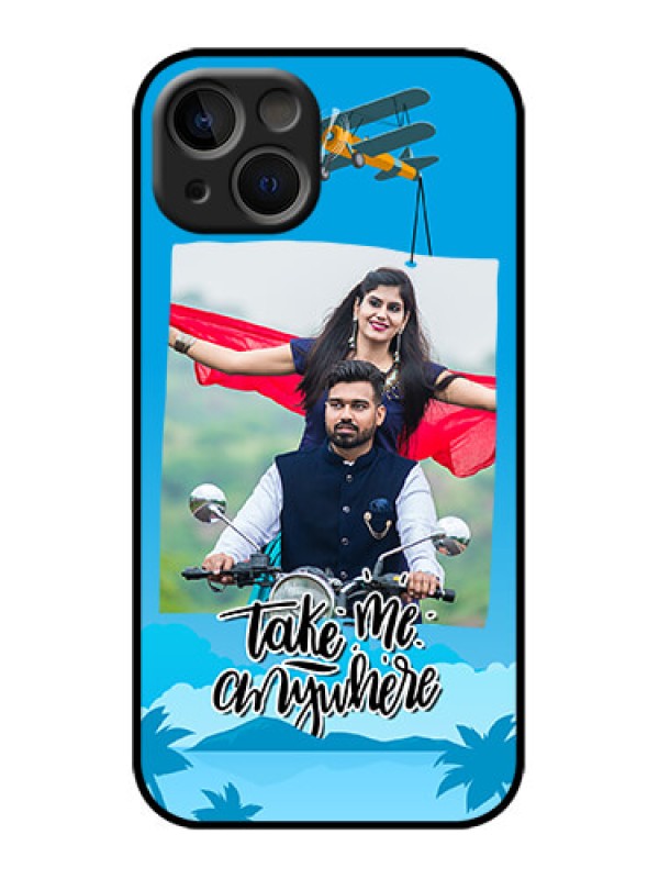 Custom iPhone 13 Custom Metal Phone Case - Traveller Design