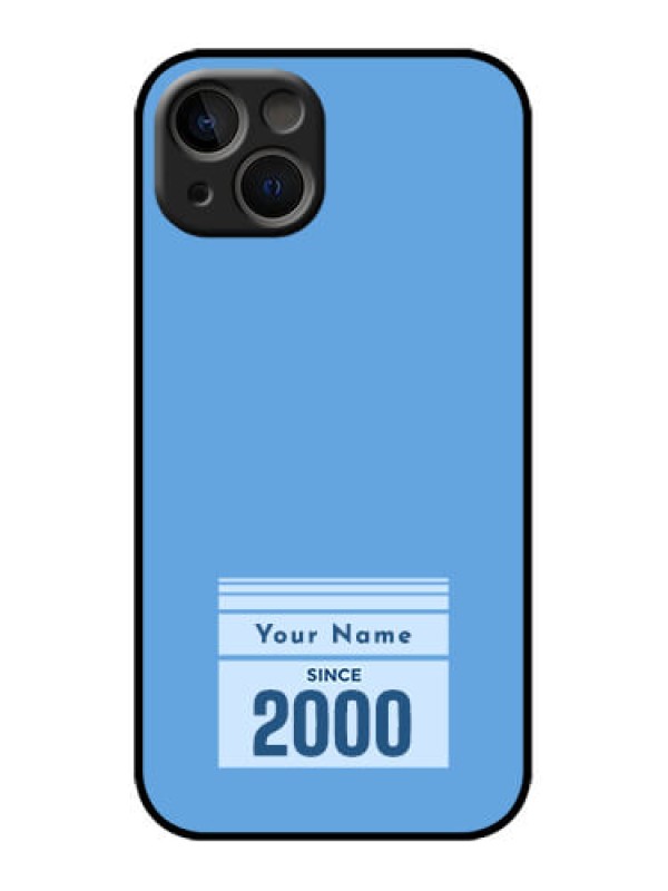 Custom iPhone 13 Custom Metal Phone Case - Custom Year Of Birth Design