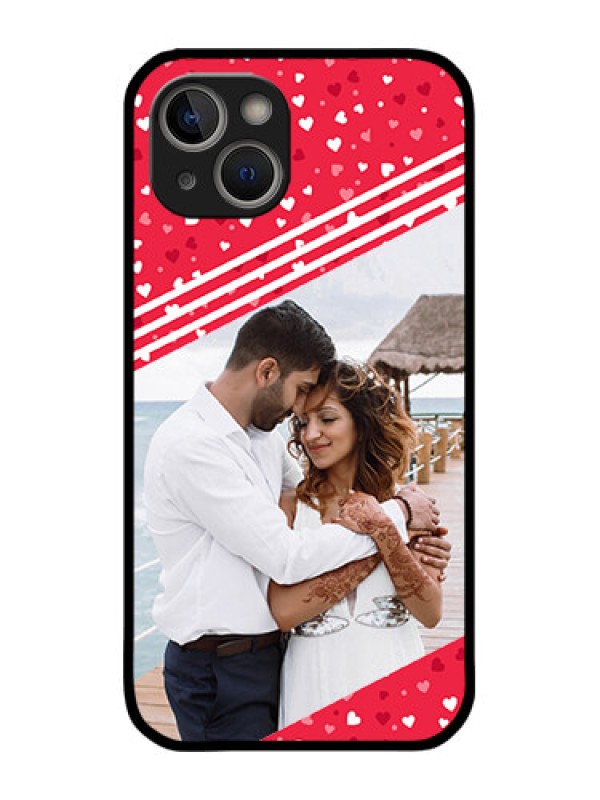 Custom iPhone 14 Plus Custom Metal Phone Case - Valentines Gift Design