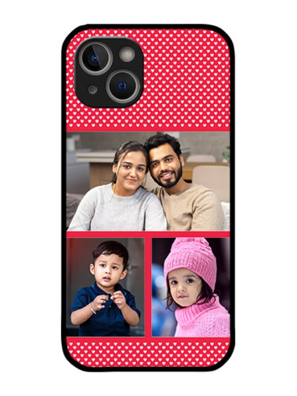 Custom iPhone 14 Plus Custom Metal Phone Case - Bulk Photo Upload Design